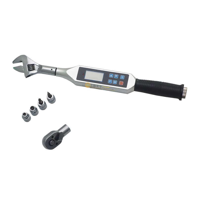 50Nm活动头扭力扳手 数显式开口扭矩扳手 可换活动开口头数字力矩扳手厂家