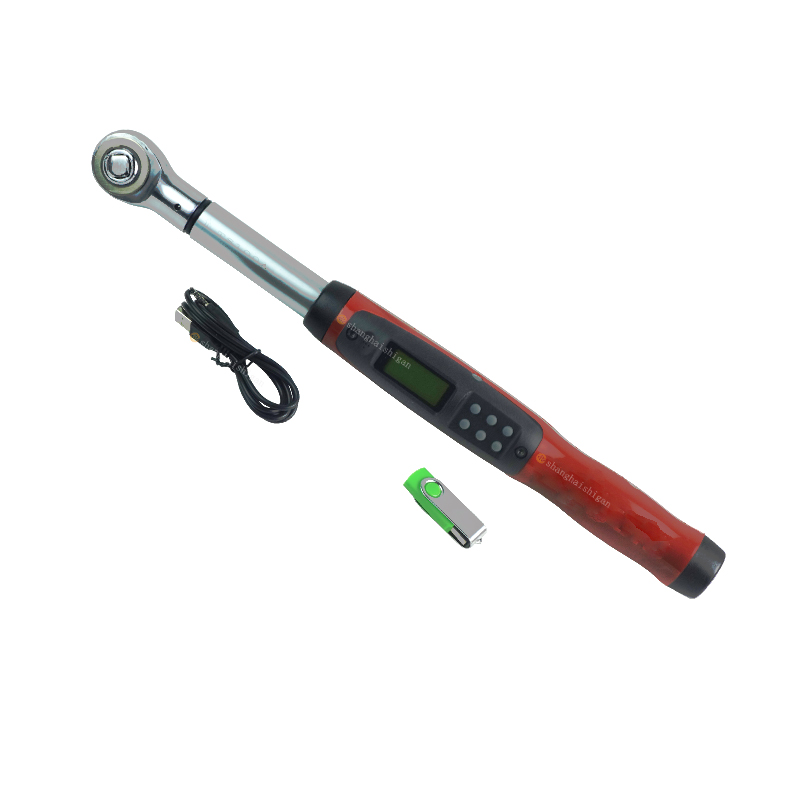 无线WiFi数显扭力扳手_400N.m电子力矩扳手_带数据线无线扳手厂家