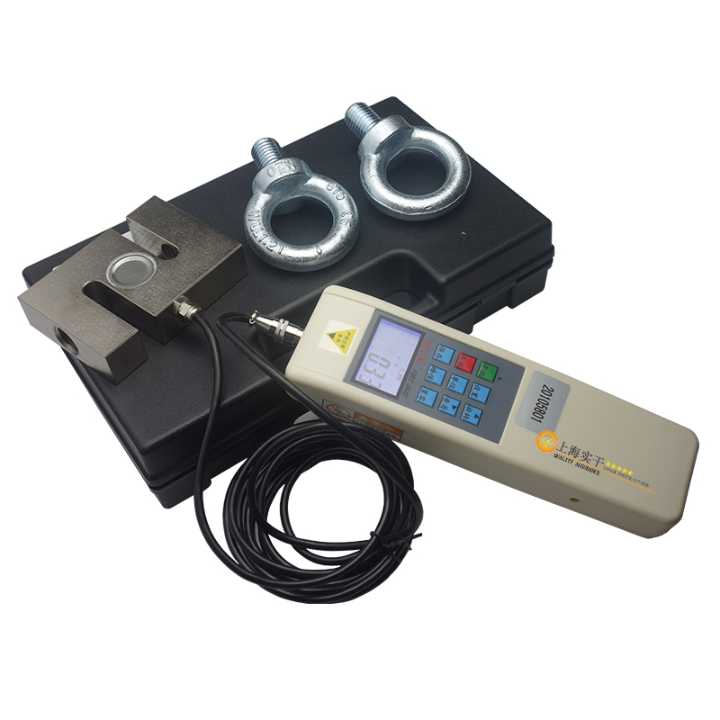 10KN手持压力测试仪 焊点推拉压测力计  连线式S型数显推拉压力计厂家